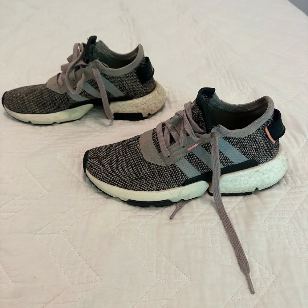 adidas Womens Pod-S3.1 Lace Up Sneakers Shoes Casual - Grey - Picture 4 of 14